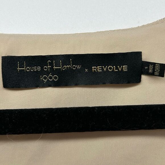 House of Harlow 1960 x REVOLVE Leela Starred Long Sleeve Blouse Size Small - Picture 5 of 11